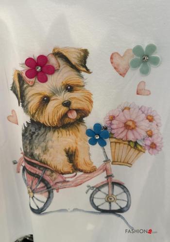 Animal motif Cotton T-shirt - ph 3