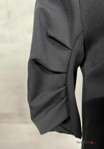 Robe avec fermeture éclair manches à trois-quarts - ph 3