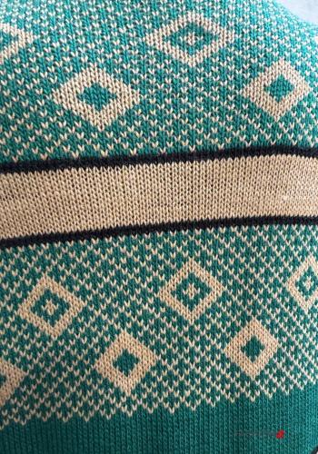 Spolverino Fantasia geometrica con frange - ph 4