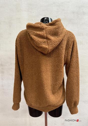 Sweatshirt Teddy com bolsos com capuz - ph 3
