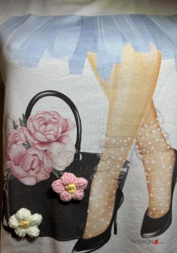 T-shirt in Cotone Fantasia stampata - ph 2
