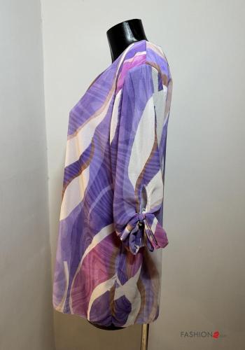 Blusa Fantasia stampata maniche a tre quarti - ph 2