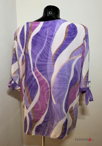 Blusa Fantasia stampata maniche a tre quarti - ph 3