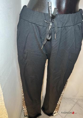 Tuta sportiva in Cotone con elastico con coulisse con zip con cappuccio - ph 4