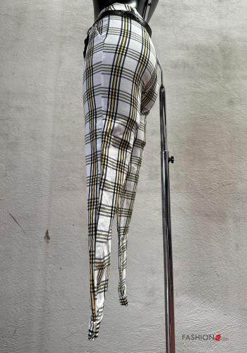 Vichy Muster Hose mit Gürtel - ph 2