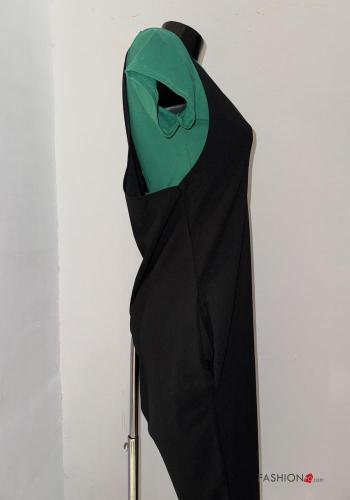 Salopette in Cotone scollo a V con tasche con T-shirt - ph 3