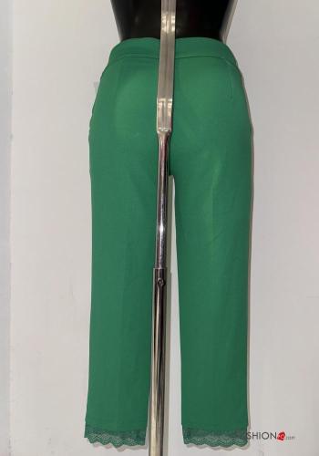 Hose mit Taschen englische stickerei mit gummizug - ph 3