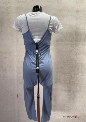Latzhose aus Baumwolle mit Taschen mit T-Shirt - ph 3