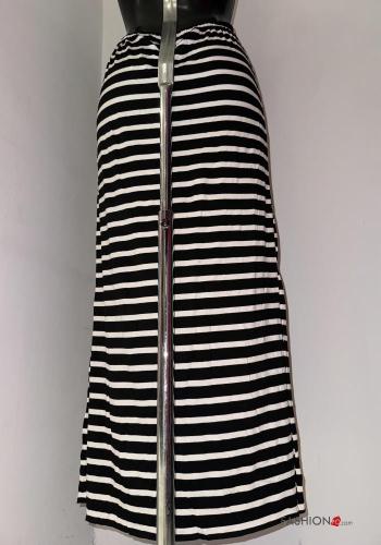 Striped long Skirt with elastic - ph 3