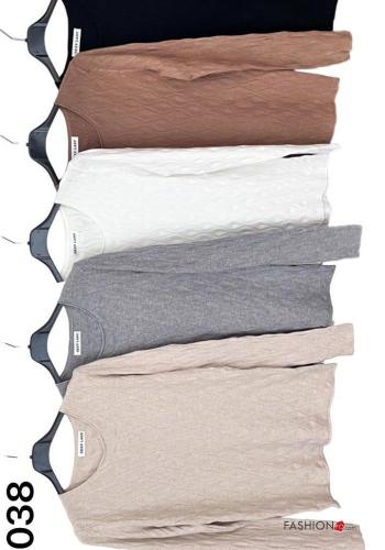 Embroidered long sleeve crew neck Sweater - ph 4