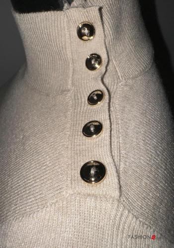 Dolcevita costine maniche a tre quarti - ph 5