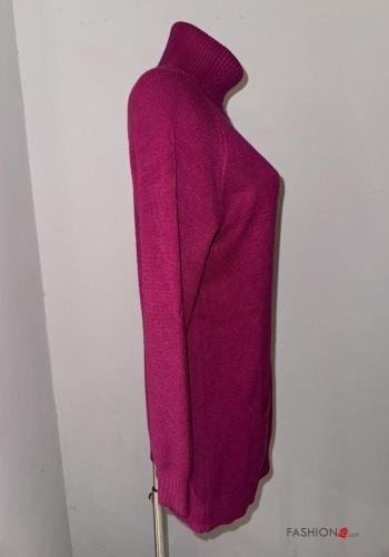 long sleeve Cotton Sweater Rollneck with pockets - ph 2
