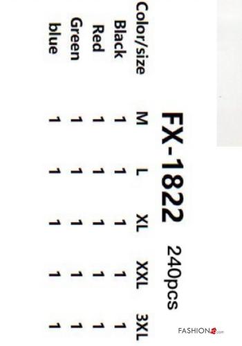 Camicia in Cotone con colletto Fantasia paisley con bottoni maniche a tre quarti - ph 3