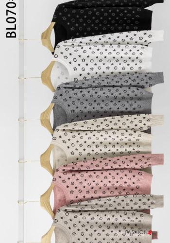 Maglione maniche lunghe girocollo Fantasia mista - ph 2