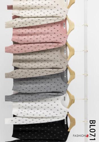 Maglione maniche lunghe girocollo Fantasia oggetti - ph 2