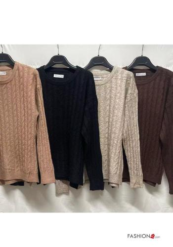 Coordinato in Cotone maniche lunghe girocollo con elastico - ph 2