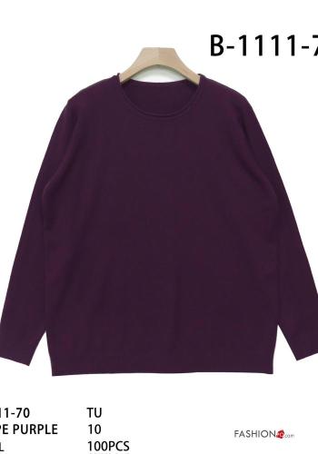 Camisola manga comprida gola redonda - ph 1
