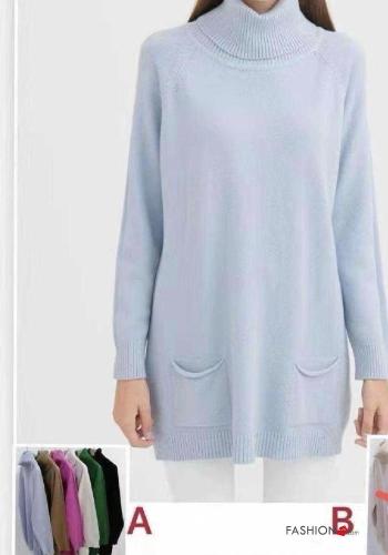 Maglione a collo alto con tasche - ph 7
