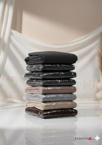 Pantalone in Cotone wide leg con elastico - ph 3