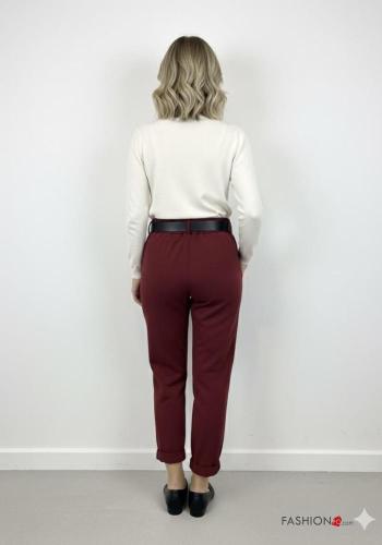 Calças com bolsos com botões com fecho - ph 2