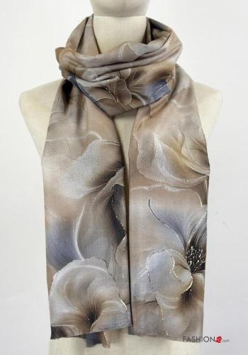 Blumenmuster Lurex Tuch - ph 1