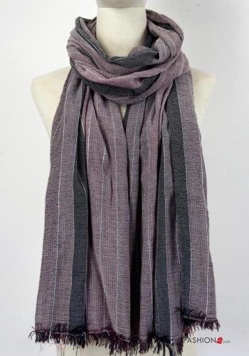Sciarpa in Cotone Fantasia righe - ph 1