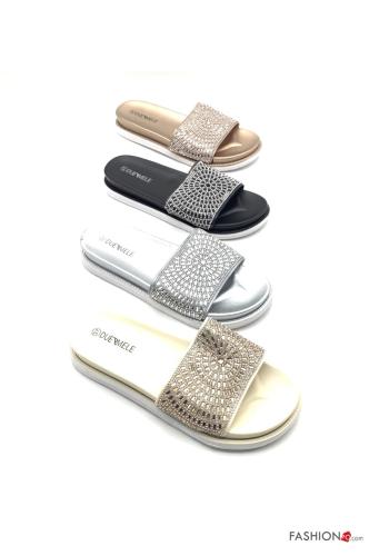 Set 36 paia Ciabatte  con strass - ph 5