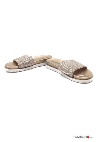 Set 36 paia Ciabatte  con strass - ph 1