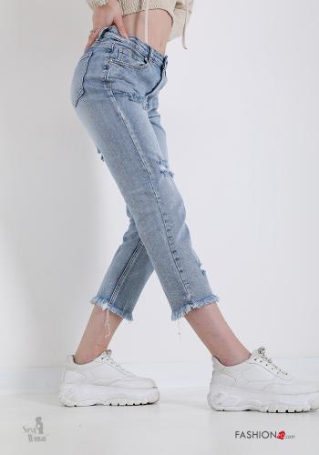 Jeans in Cotton  with pockets Sexy Woman - ph 3