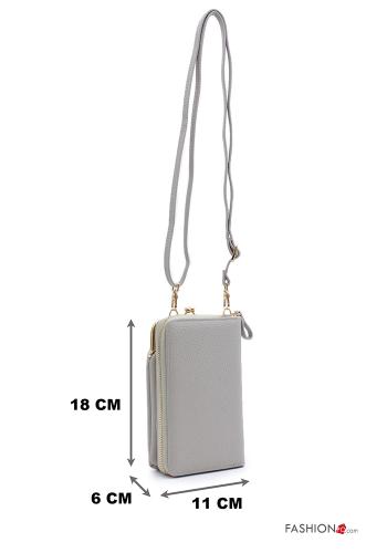 Wallet  with pockets with shoulder strap with zip - ph 2