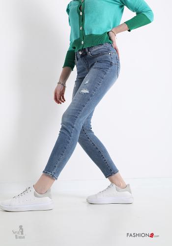 Jeans in Cotton  with pockets Sexy Woman - ph 3