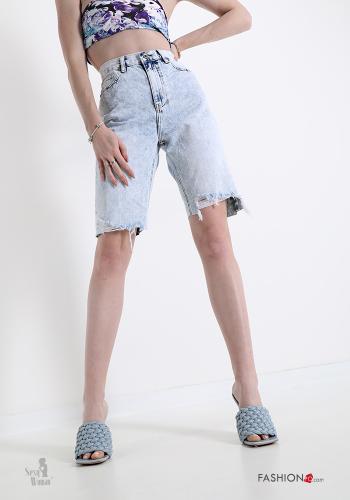 Bermuda in Cotton  with pockets Sexy Woman denim - ph 1