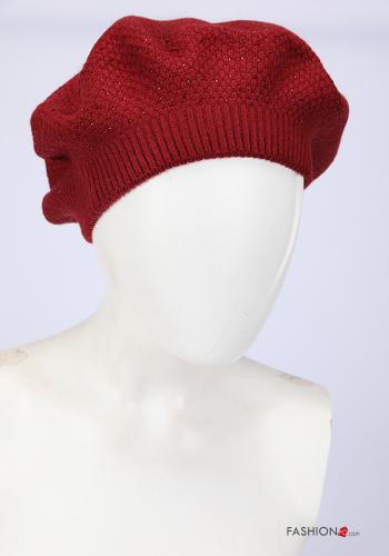 Wool Mix Hat with rhinestones - ph 6