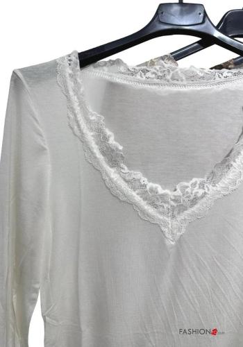 Cashmere Blend Long sleeved top - ph 3