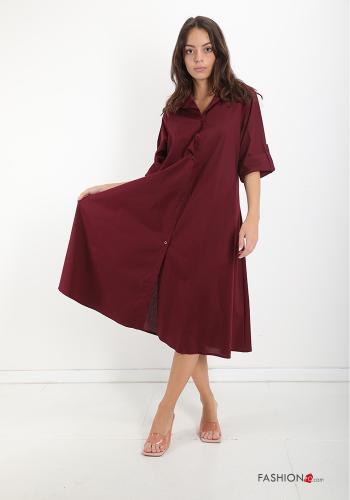 long Cotton Shirt dress - ph 1