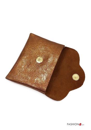 Genuine Leather Coin Purse with buttons - ph 2