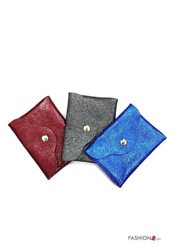 Genuine Leather Coin Purse with buttons - ph 3