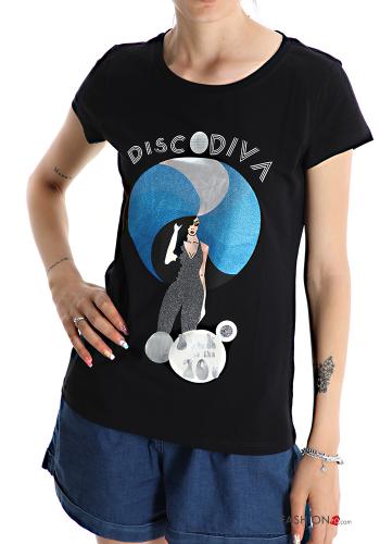 T-shirt em Algodão Padrão Estampado - ph 7