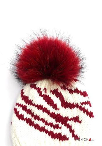 Animal print Wool Mix Beanie - ph 3