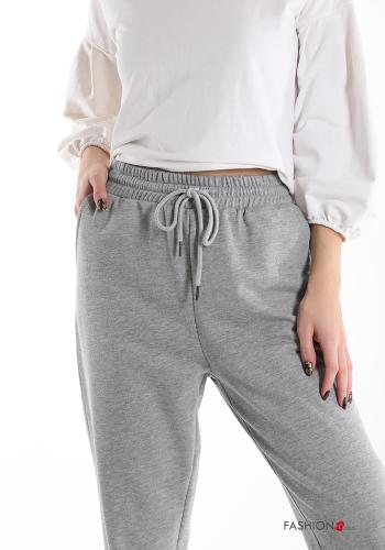 Tuta sportiva in Cotone con tasche con cappuccio - ph 8