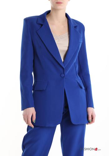 Conjunto con forro con botones con hombreras - ph 2