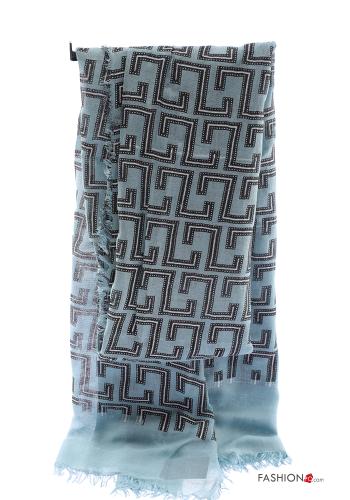 Écharpe à Imprimé Géométrique à franges - ph 2