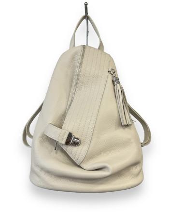 Genuine Leather Backpack with zip - ph 1