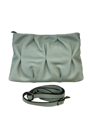 Bolso de Cuero Genuino con cremallera con bandolera - ph 1