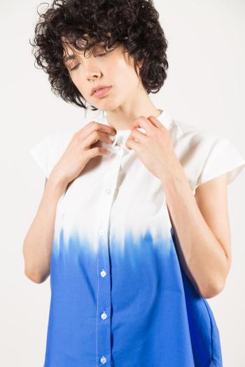Camicia in Cotone maniche corte con bottoni - ph 2