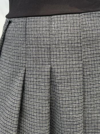 Vichy high waist long Skirt with elastic - ph 2