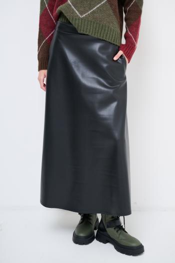 faux leather Skirt with elastic - ph 2