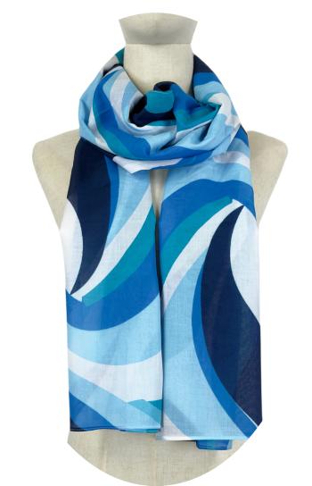 Patterned Cotton Scarf - ph 1