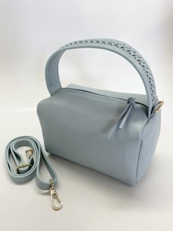 Bolso de Cuero Genuino con cinturón con cremallera con forro con bolsillos - ph 1
