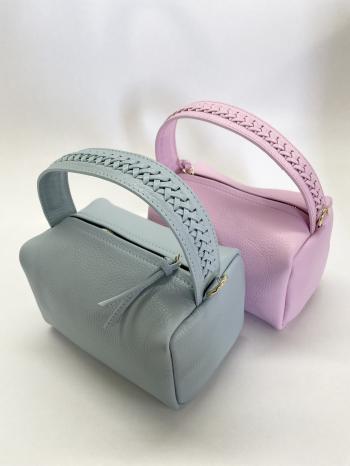 Bolso de Cuero Genuino con cinturón con cremallera con forro con bolsillos - ph 2